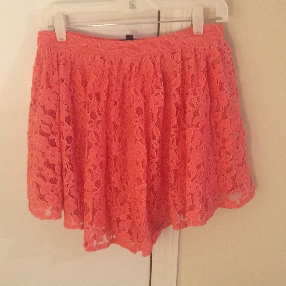 NWOT NBD Pink Floral Skirt